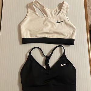 2 Nike small dri-fit sports bras